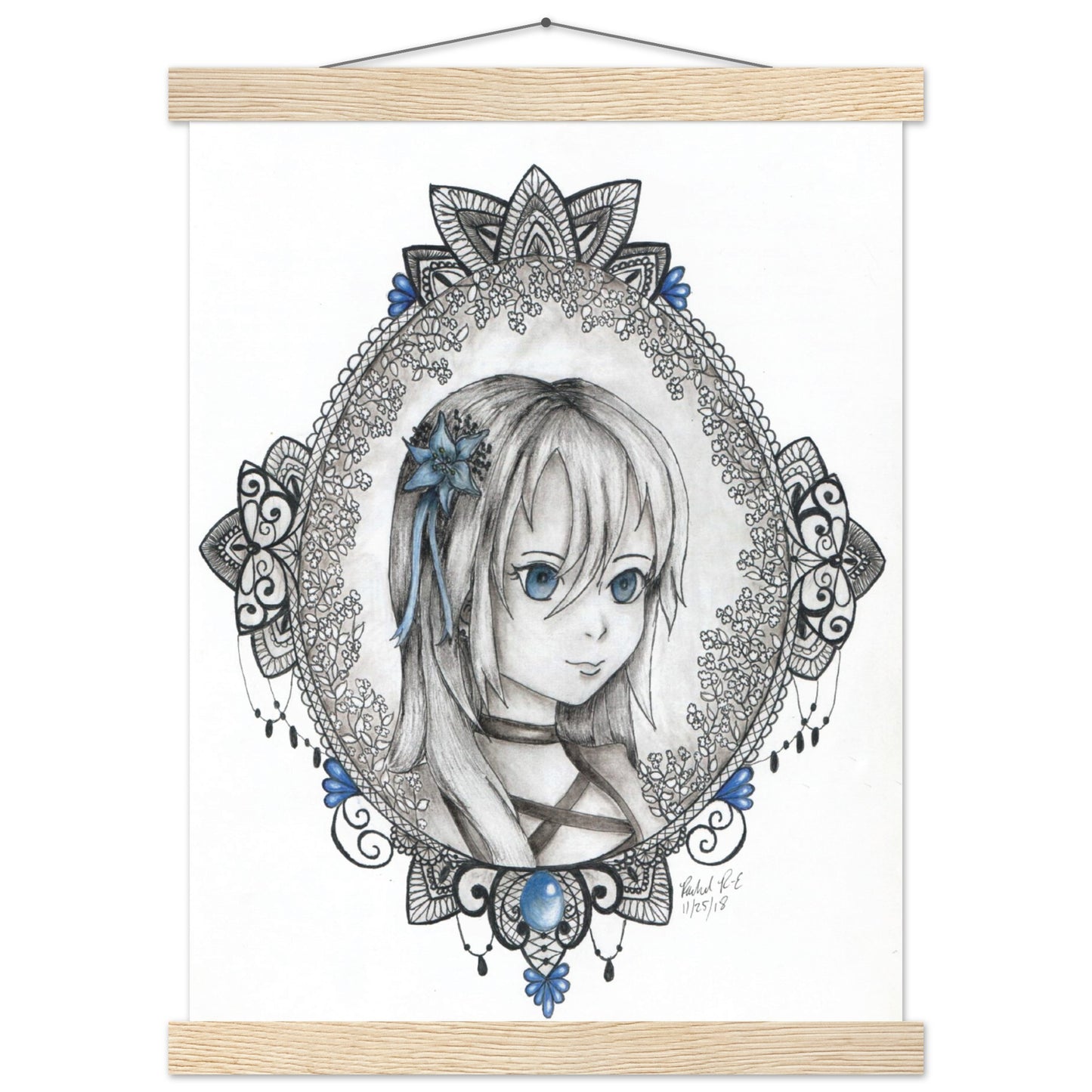 Victorian Classy Girl (Hanger Poster)