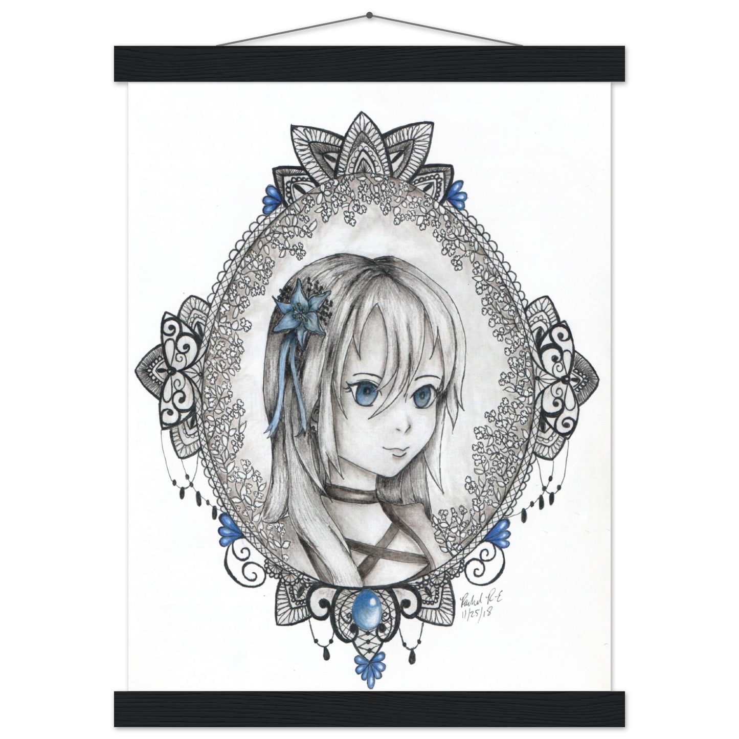 Victorian Classy Girl (Hanger Poster)