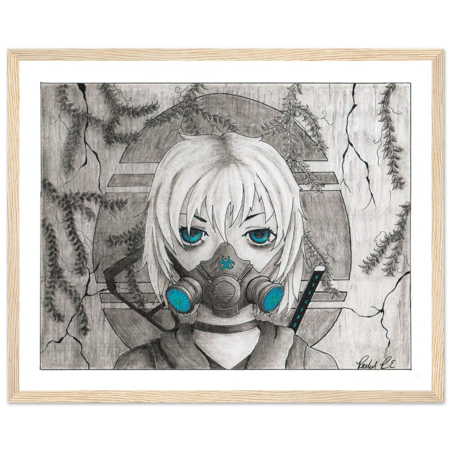 The Ozone Effect Poster with Wooden Frame