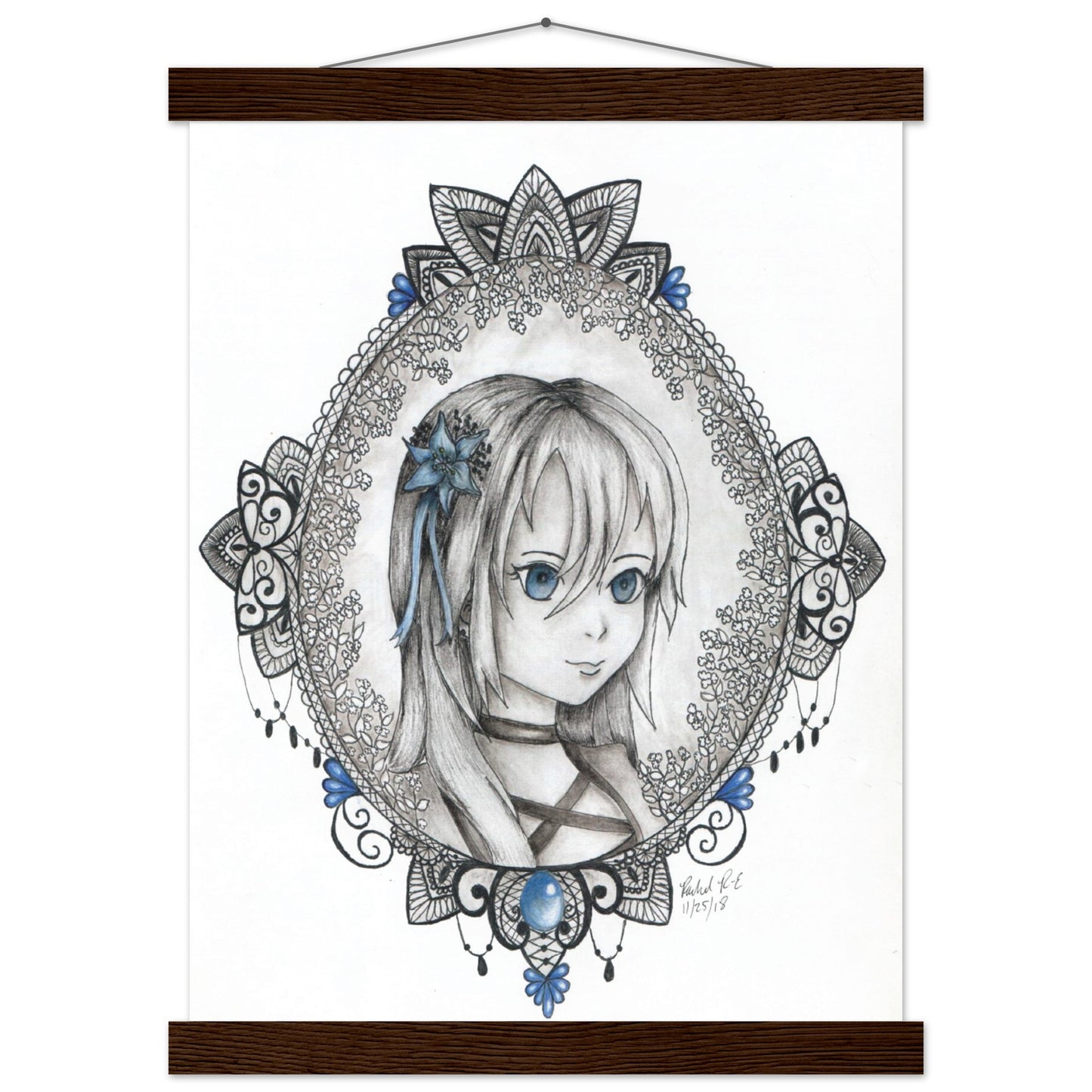 Victorian Classy Girl (Hanger Poster)
