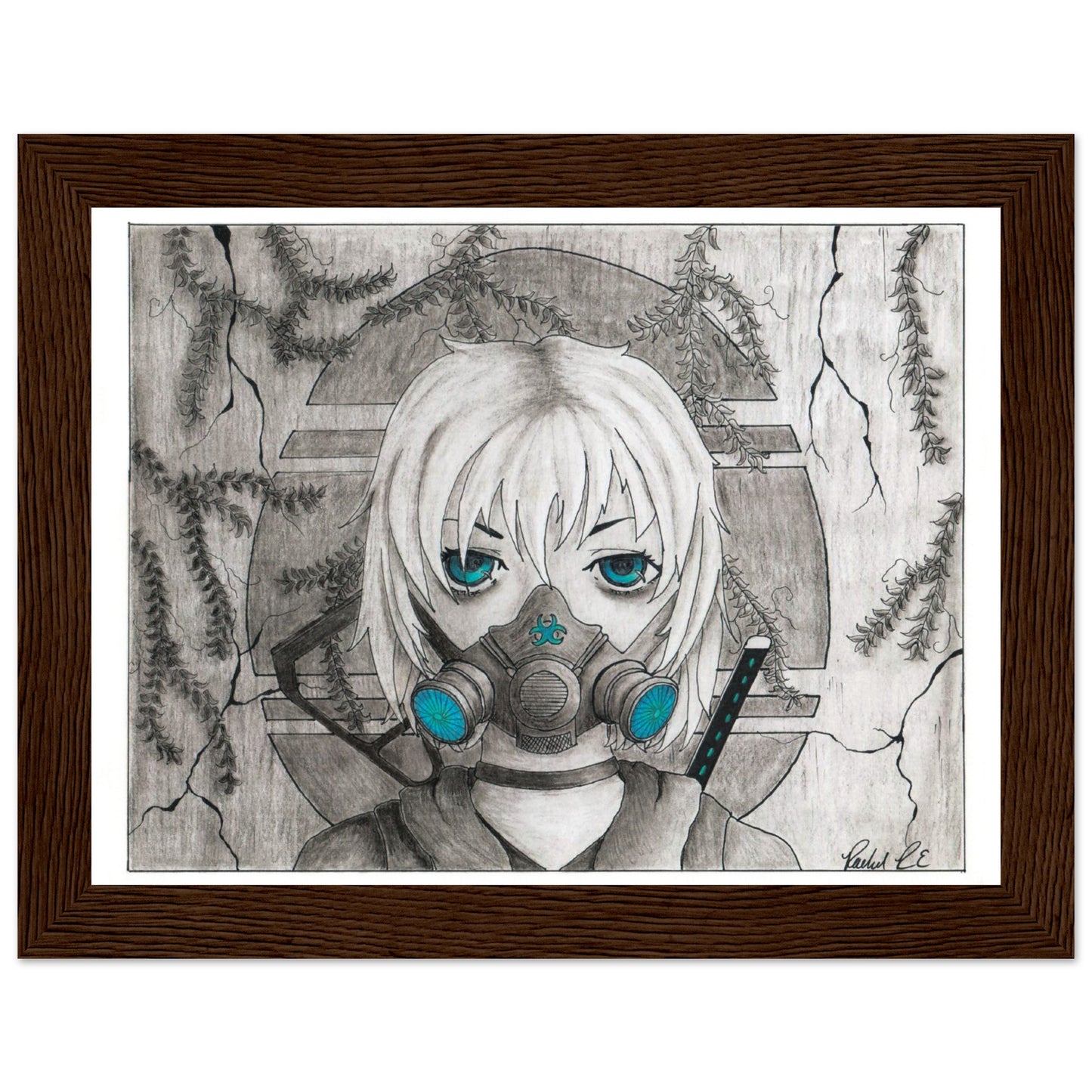 The Ozone Effect Poster with Wooden Frame