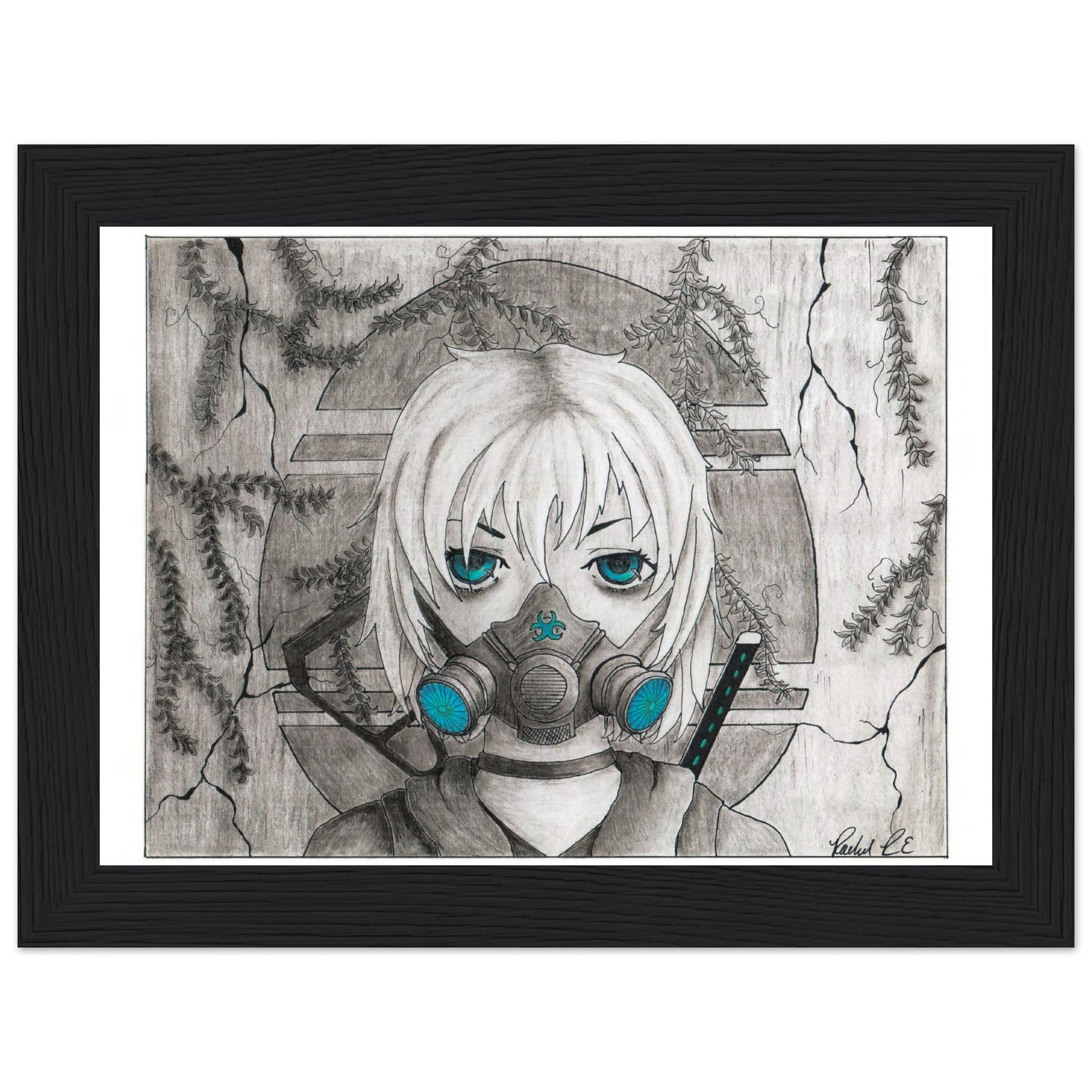 The Ozone Effect Poster with Wooden Frame