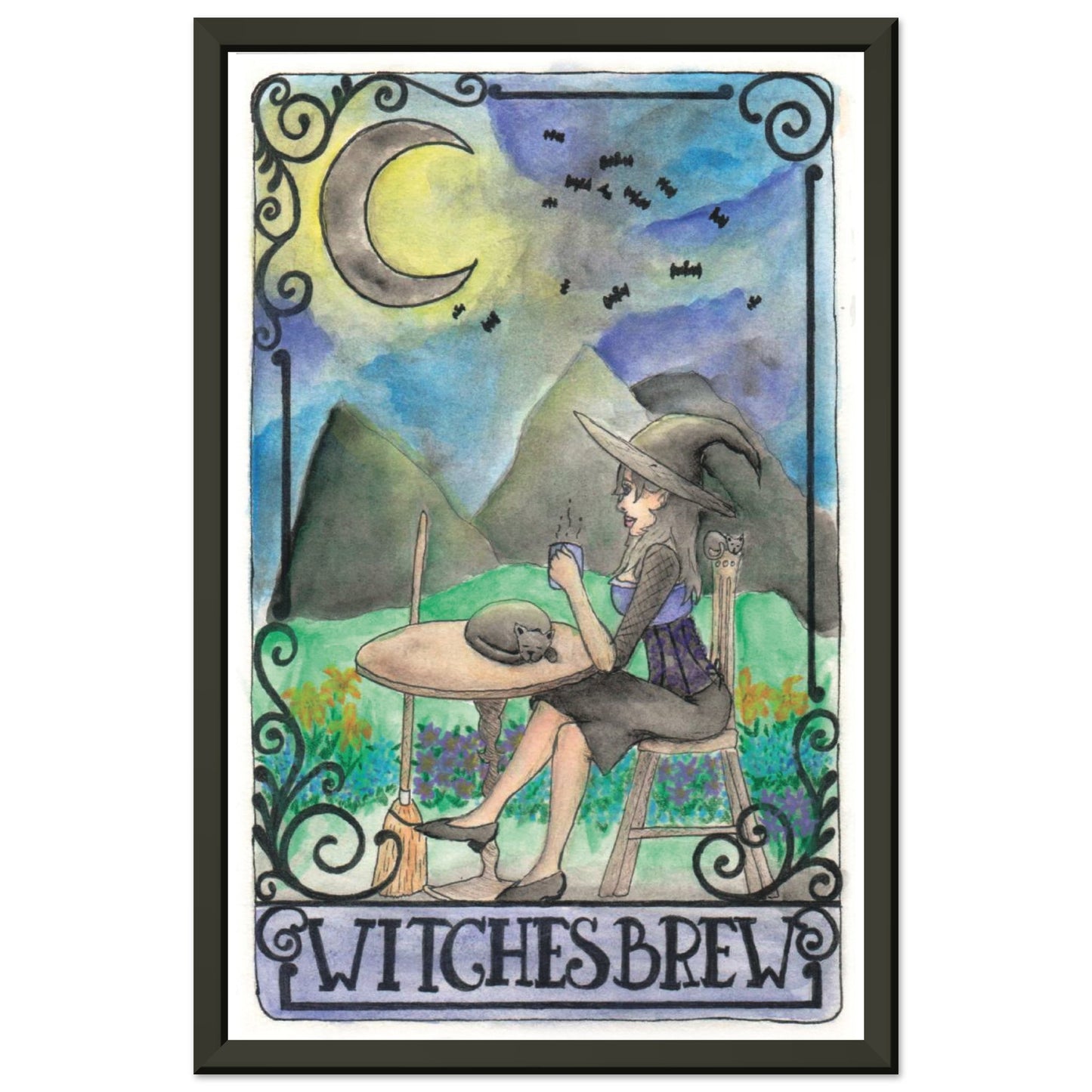 Witches Brew - (Premium Matte Paper Metal Framed Poster)