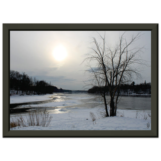 Winter Bliss (Premium Semi-Glossy Paper Metal Framed Poster)