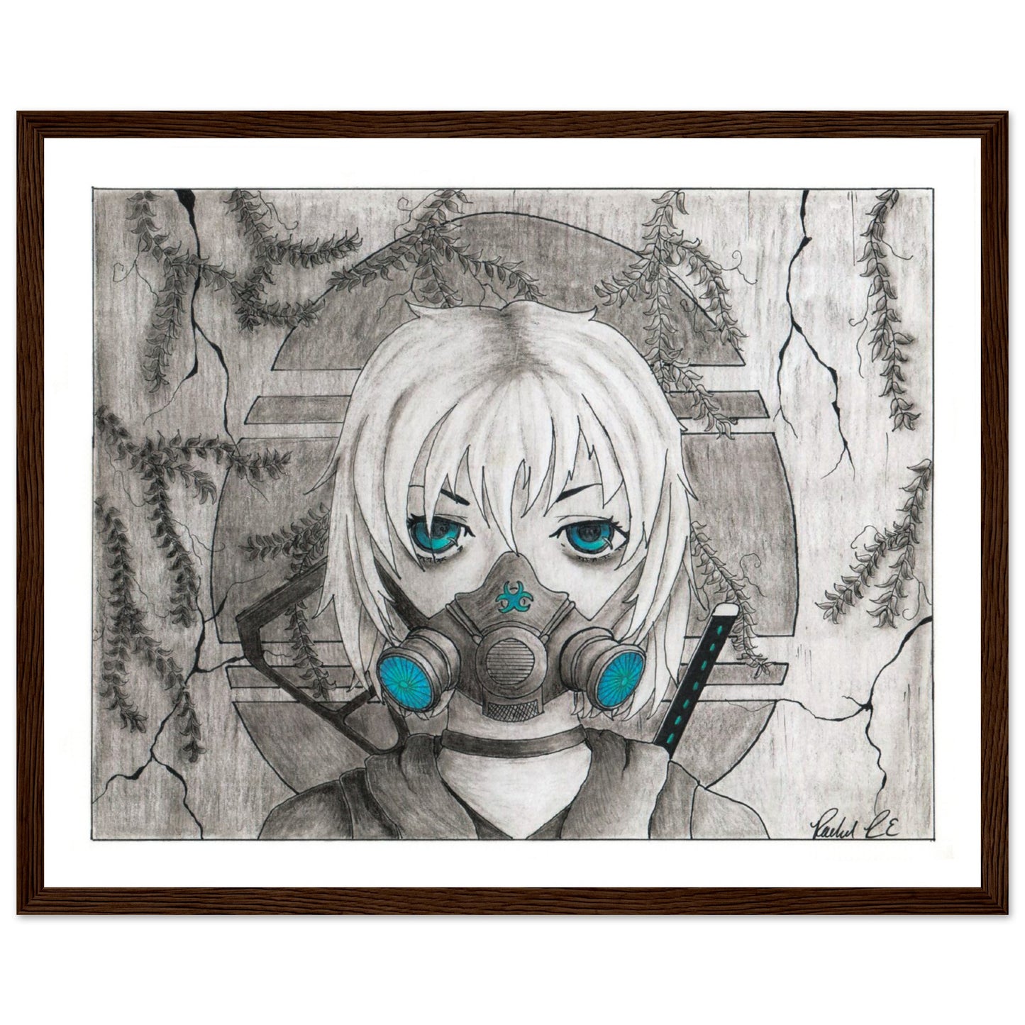 The Ozone Effect Poster with Wooden Frame