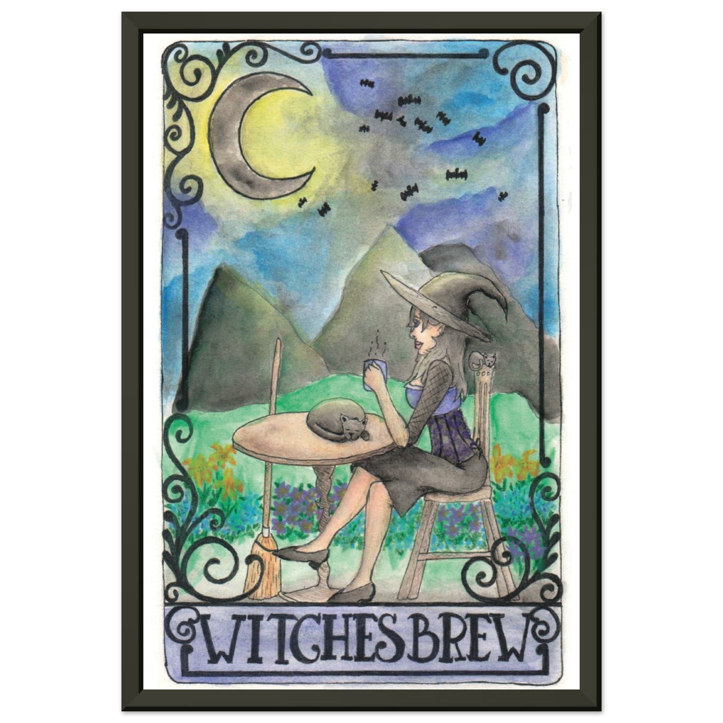 Witches Brew - (Premium Matte Paper Metal Framed Poster)