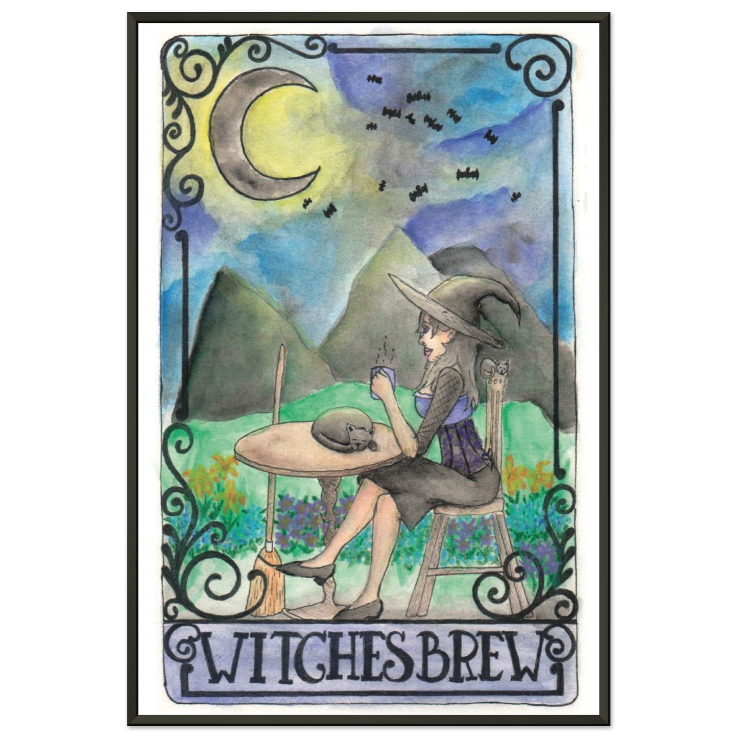 Witches Brew - (Premium Matte Paper Metal Framed Poster)